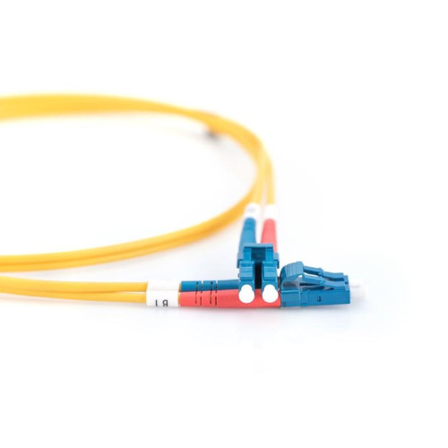 Patchcord FO Singlemode 09/125 OS2 LC-LC duplex 10m Żółty-4452845