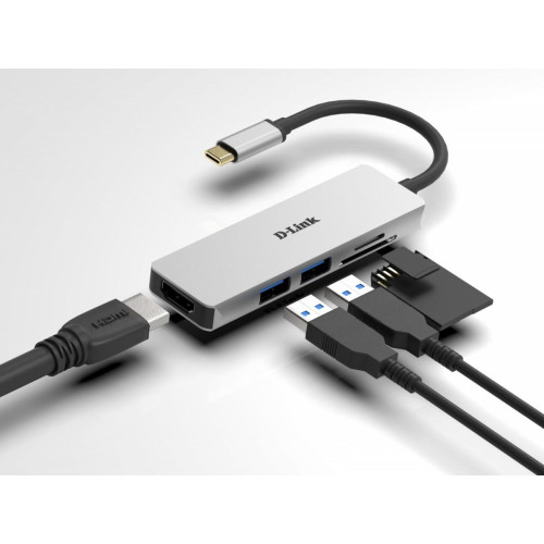 D-Link DUB-M530 HUB USB-C USB 3.0 HDMI SD/microSD-4453142