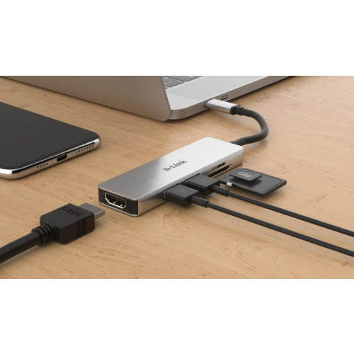 D-Link DUB-M530 HUB USB-C USB 3.0 HDMI SD/microSD-4453147