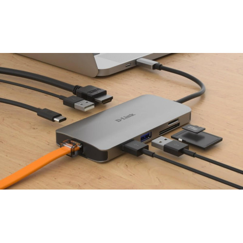 D-Link DUB-M810 HUB USB-C USB 3.0 HDMI SD/mSD-4453161