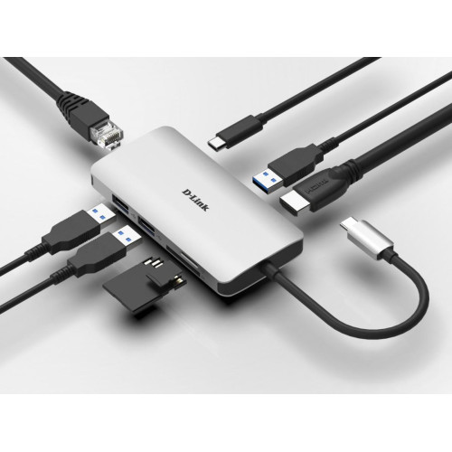 D-Link DUB-M810 HUB USB-C USB 3.0 HDMI SD/mSD-4453163