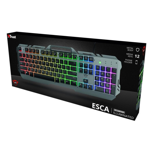 Klawiatura gamingowa przewodowa GXT 853 Esca-4453268