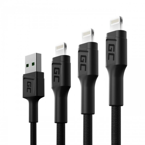 Kabel 3x GC Ray USB - Lightning 30/120/200 cm, LED-4456286