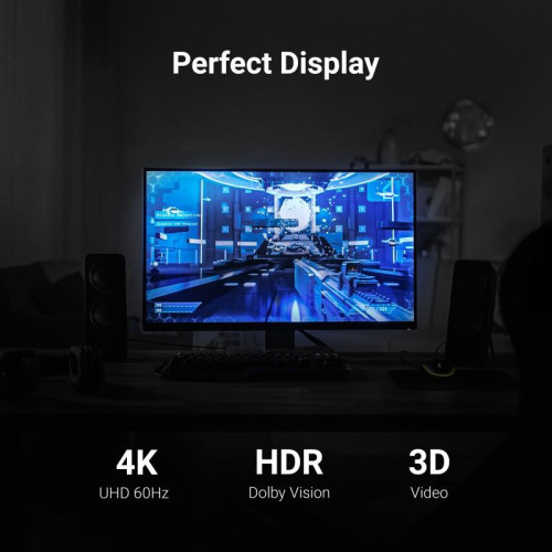 Kabel GC StreamPlay HDMI-HDMI 2.0b 5m 4K 60Hz-4456393