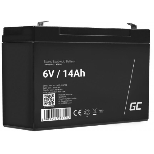 Akumulator AGM 6V 14Ah-4457122