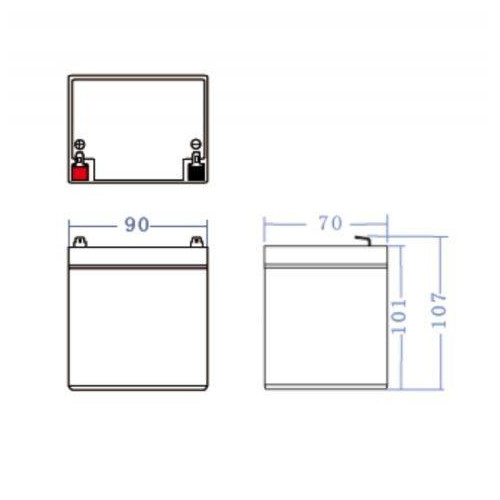 Akumulator AGM VRLA 12V 4.5Ah-4457188