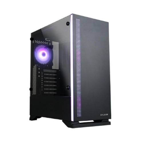 Obudowa S5 Black ATX Mid Tower PC Case RGB fan TG-4458761
