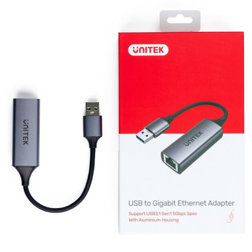 Adapter USB-A 3.1 GEN 1 RJ45; 1000 Mbps; U1309A -4458992