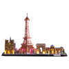 Puzzle 3D LED City Line Paryż-4463076