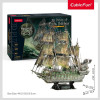 Puzzle 3D LED Latający Holender-4463078
