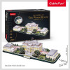 Puzzle 3D LED Biały Dom-4463081