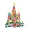 Puzzle 3D LED Katedra Św. Bazylego-4463084