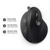 Mysz bezprzewodowa ergonomiczna EMW-500 Czarna-4465163