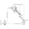 Neomounts Select Flat Screen Desk mount (10-49
