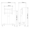 Neomounts by Newstar Motorised Mobile Floor Stand - VESA 200x200 up to 800x600-4466790