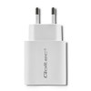 Ładowarka sieciowa | 18W | 5-12V | 1.5-3A | USB typ C PD | USB QC 3.0 | Biała-4467361