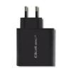 Ładowarka sieciowa | 63W | 5-20V | 1.5-3A | USB typ C PD | USB QC 3.0 | Czarna-4467375