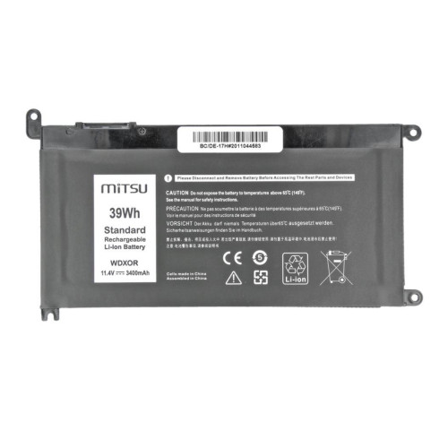 Bateria do Dell Vostro 14 (5468), Inspiron 15 (5568) 3400mAh (39 Wh) 11.4 Volt-4460364