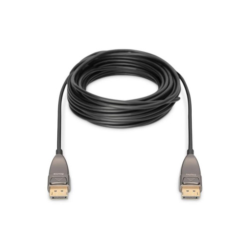 Kabel połączeniowy hybrydowy AOC DisplayPort 1.4 8K/60Hz UHD DP/DP M/M 15m Czarny-4461791