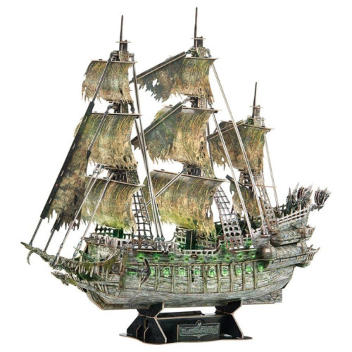Puzzle 3D LED Latający Holender-4463079