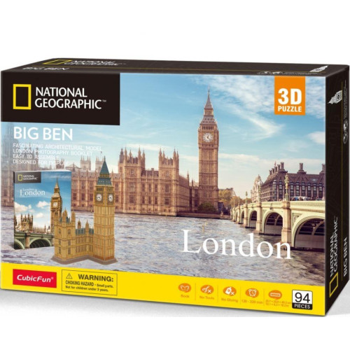 Puzzle 3D National Geographic Big Ben-4463134