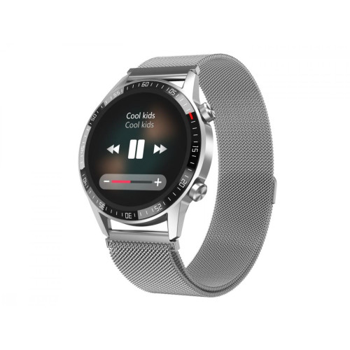 Smartwatch Gentleman GT Srebrny stalowy -4464797