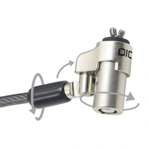 Dicota Security Cable Wedge lock Ultra Slim - keyed-4467201