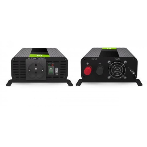 Przetwornica napięcia Inwerter 12V 500W/1000W-4467603