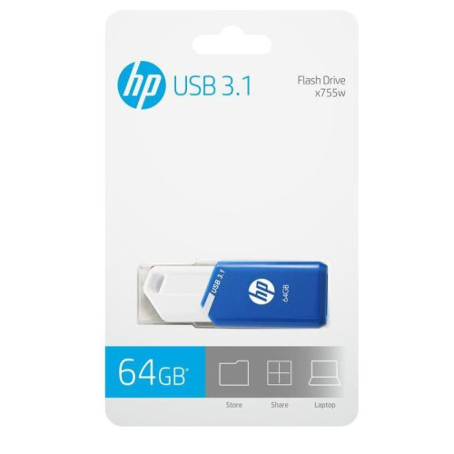 Pendrive 64GB HP USB 3.1 HPFD755W-64-4469597