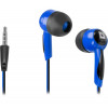 Słuchawki przewodowe, nauszne BASIC 604 Czarno-niebieskie-4470742