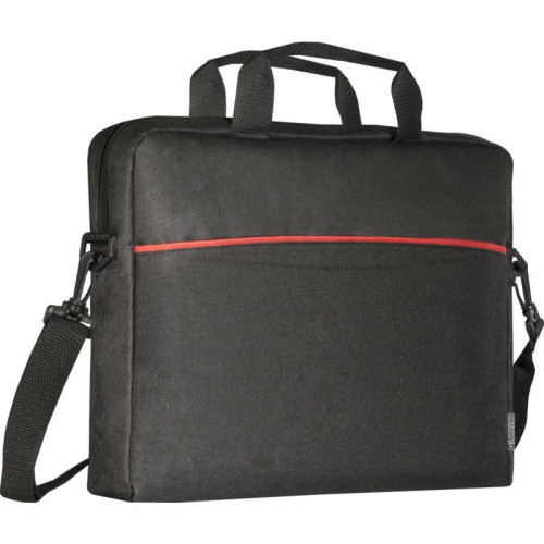 TORBA LITE 15,6 CZARNA WZMOCNIONE BOKI, PLASKI KSZTALT-4472144