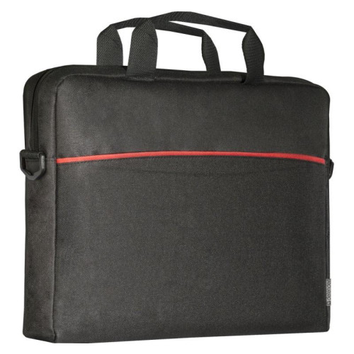 TORBA LITE 15,6 CZARNA WZMOCNIONE BOKI, PLASKI KSZTALT-4472145