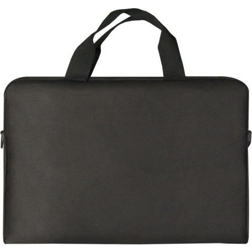 TORBA LITE 15,6 CZARNA WZMOCNIONE BOKI, PLASKI KSZTALT-4472147
