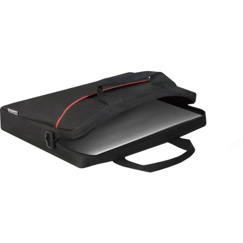 TORBA LITE 15,6 CZARNA WZMOCNIONE BOKI, PLASKI KSZTALT-4472149