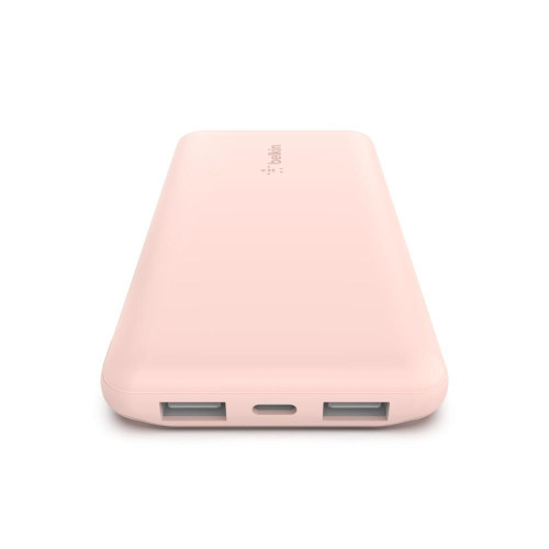 PowerBank 10 000mAh USB A i C 15W różowe złoto-4472870