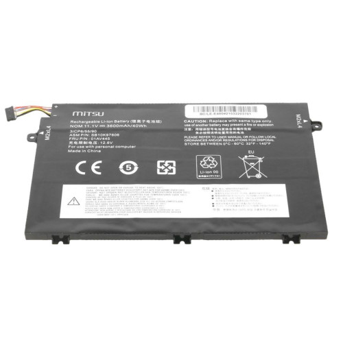 Bateria do Lenovo ThinkPad E480, E580 3600 mAh (40 Wh) 11.1 Volt-4477550