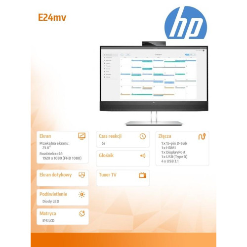 Monitor E24mv G4 FHD Monitor Conferencing 169L0AA-4477955