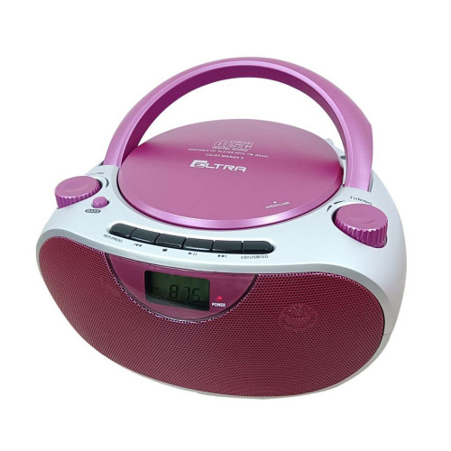 Radio MASZA 2 USB/CD różowe-4478993