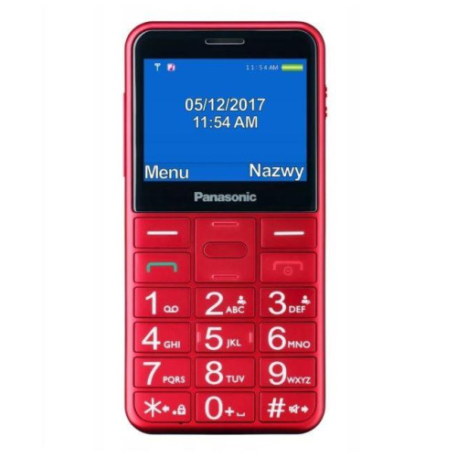Telefon dla seniora KX-TU155 czerwony-4479909