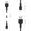 CB-AL05 nylonowy kabel Quick Charge Lightning-USB | 2m | certyfikat MFi Apple-4484159