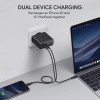 PA-D5 GaN ładowarka sieciowa 2xUSB C Power Delivery 3.0 63W 6A Dynamic Detect-4484237