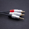 Kabel 2xRCA / Mini Jack 3.5mm | 2m | czarny -4485063