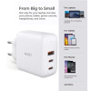 PA-B6S White Omnia Mix GaN ładowarka sieciowa 3xUSB (2xUSB C+1xUSB A) 90W-4485929