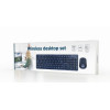 Zestaw klawiatura+mysz czarny/bezprzewodowy US-4486151