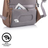 Plecak antykradzieżowy BOBBY SOFT BROWN-4487041