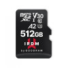Karta pamięci microSD IRDM 512GB UHS-I U3 A2 + adapter-4487892