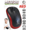 Mysz bezprzewodowa METEOR Czerwona-4488847