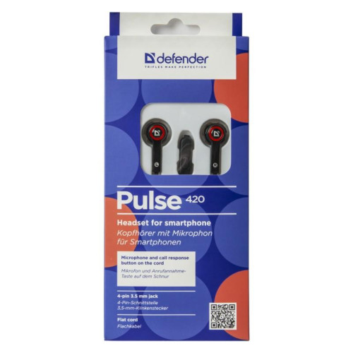 Słuchawki przewodowe douszne PULSE 420-4482659