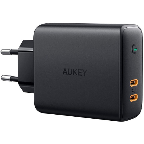 PA-D5 GaN ładowarka sieciowa 2xUSB C Power Delivery 3.0 63W 6A Dynamic Detect-4484236