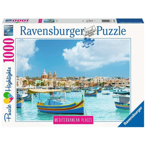 Puzzle 1000 elementów Śródziemnomorska Malta-4486072
